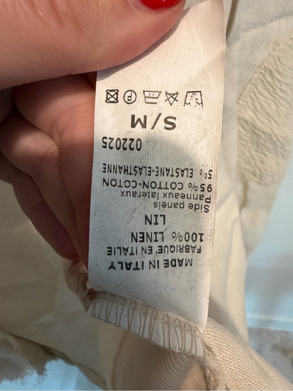 Splendid Iris Cream Frayed Open-Front Linen-Blend Jacket - Picture 5 of 6